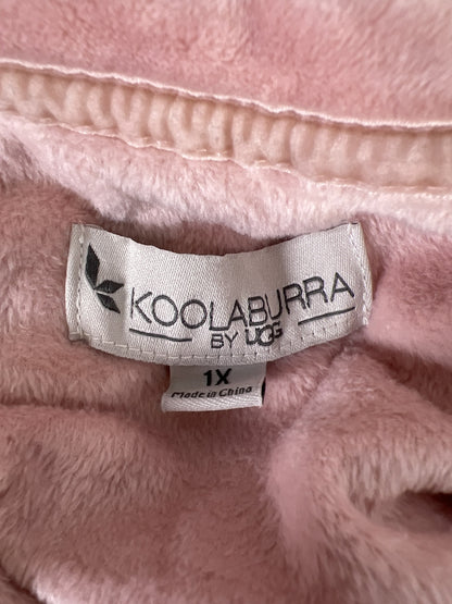 Koolaburra by UGG Women’s Pink Cozy Long Sleeve Crewneck Sweatshirt - Plus 1X