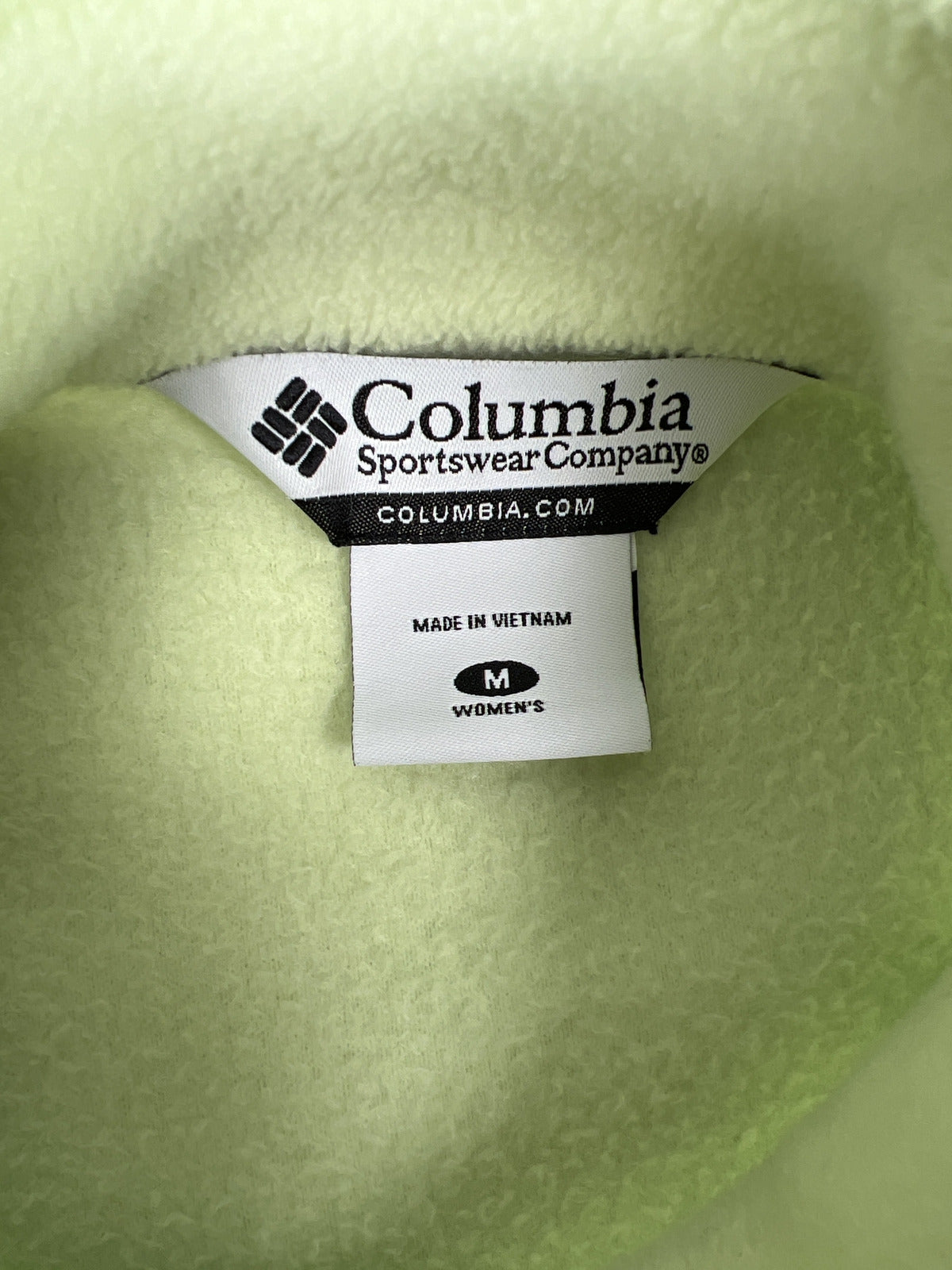 Columbia Women’s Light Green Benton Springs Fleece Full Zip Jacket - M