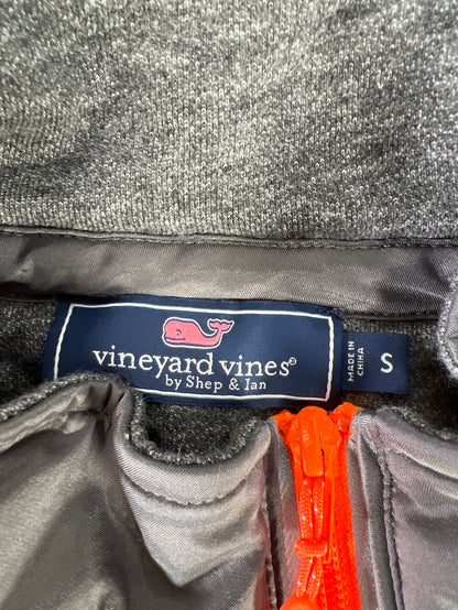 Vineyard Vines Men’s Gray/Orange Performance Sailing Shep Shirt - S