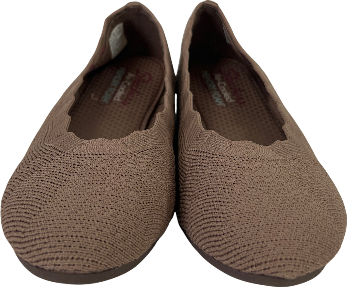 Skechers Cleo Women’s Mocha Brown Love Spell Round Toe Flats - 8