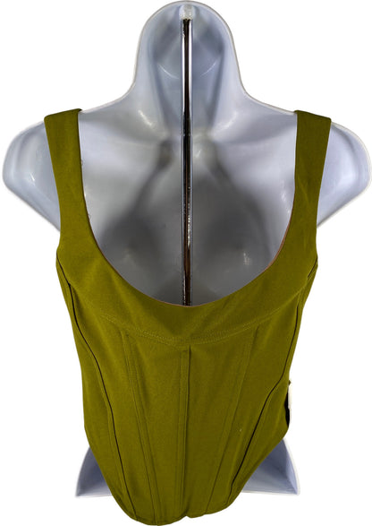 NEW Olivaceous Women’s Green Sleeveless Night Cap Corset Top - M