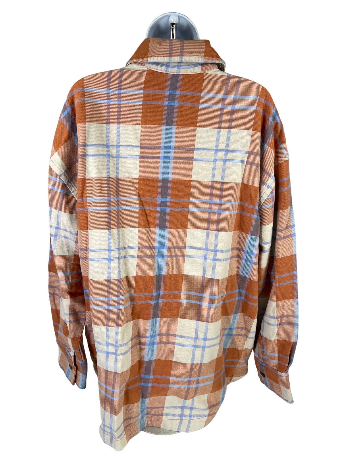 NEW Patagonia Women’s Bristlecone Fertile Brown HW Fjord Flannel Overshirt - L