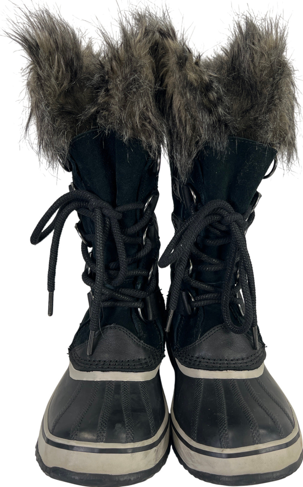 Sorel Women’s Black Quarry Suede Joan of Arctic Waterproof Winter Boots - 7