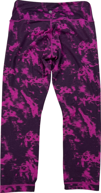 Lululemon Women’s Purple Wunder Under Crop Leggings - 6