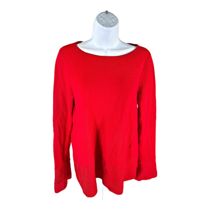 Ann Taylor Women’s Red Long Bell Sleeve Sweater - M