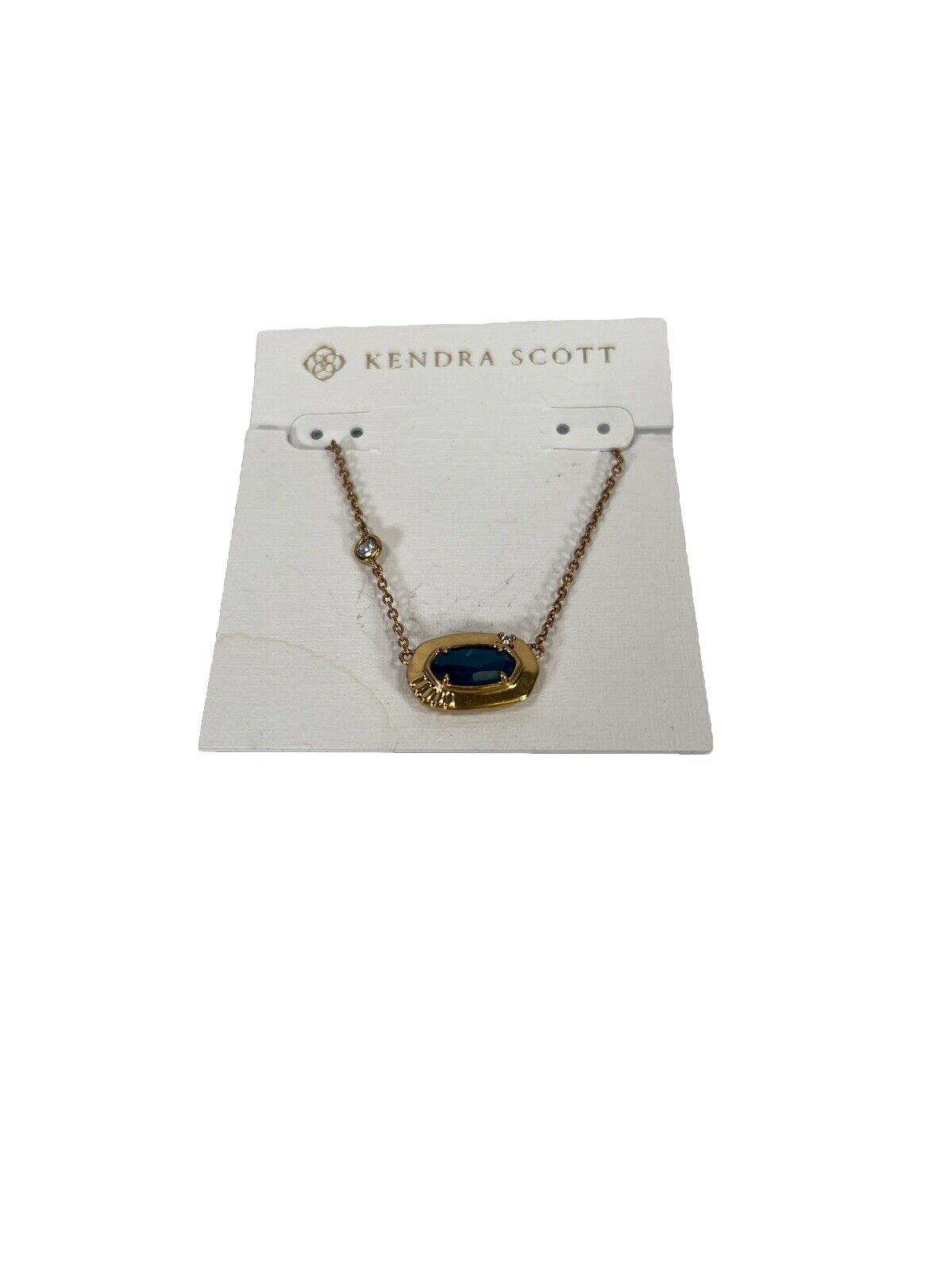 Kendra Scott Women’s Goldtone/Teal Anna Short Pendent Necklace