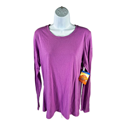 NEW Columbia Women’s Purple Long Sleeve Omni-Shade Shirt - L