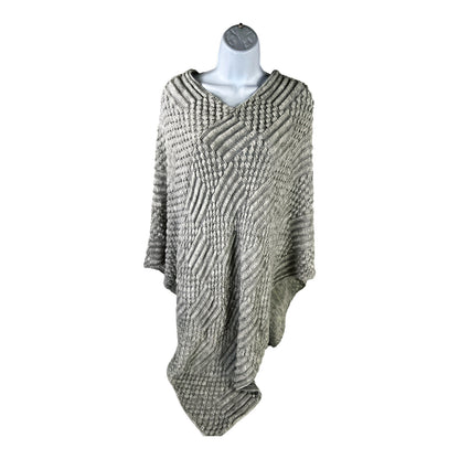 Chico’s Women’s Gray Poncho Pull Over Sweater - L/XL