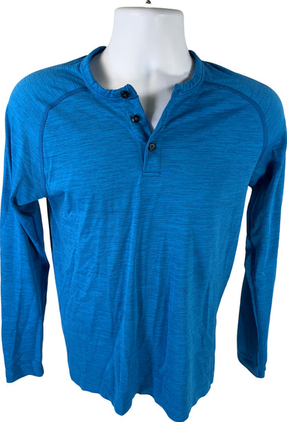 Lululemon Men’s Blue Metal Vent Tech Hurley Long Sleeve Athletic Shirt - S