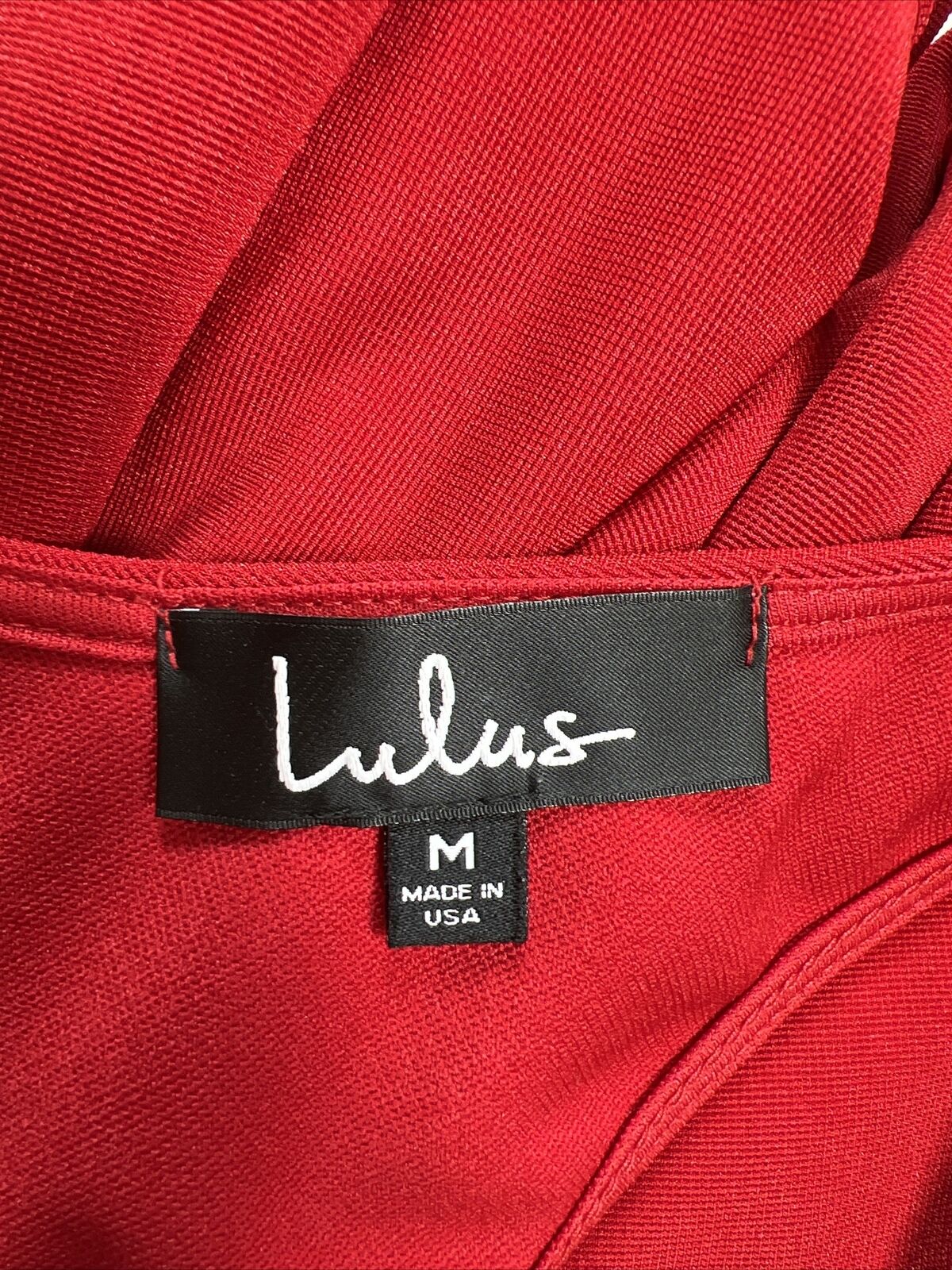 Lulu's Women's Red Sleeveless A-Line Dress - M