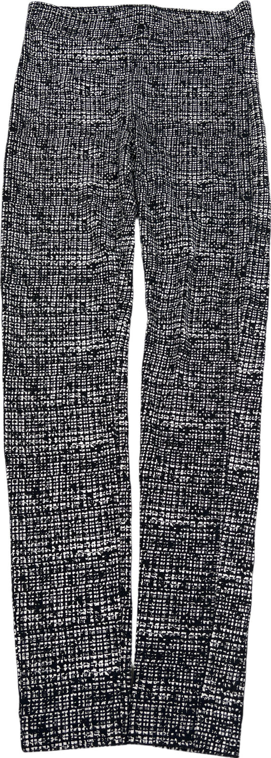 Bar III Women’s Black/White Geometric Casual Leggings - M