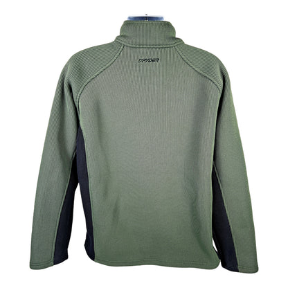 Spyder Men’s Green Foremost Heavy Weight Stryke Fleece Jacket - XL