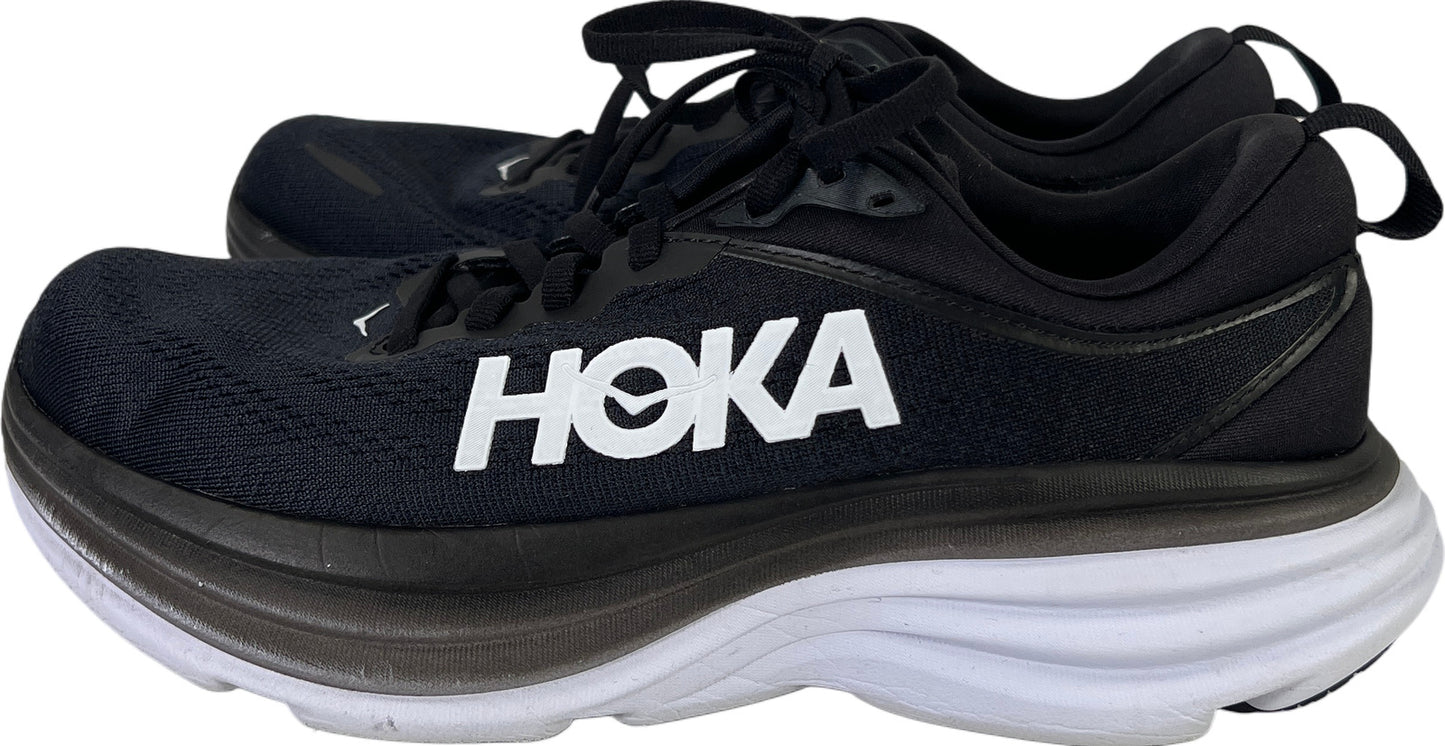 Hoka One One Women’s Black Bondi 8 Lace Up Running Shoes - 8.5 B