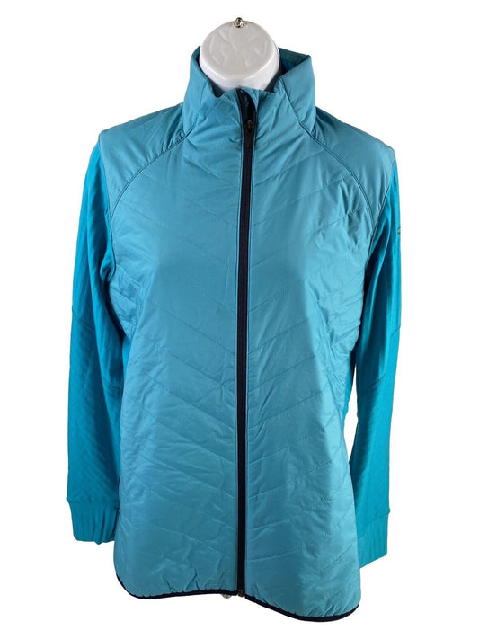 NEW Icebreaker Women's Arctic Teal Descender Hybrid Jacket - XL