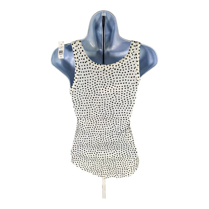 NEW LOFT Women’s White Polka Dot Basic Tank Top - XS