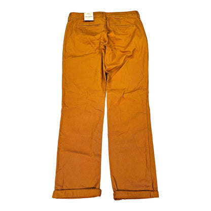 NEW St.Johns Bay Women’s Deep Bronze Brown Girlfriend Chino Pants - 4