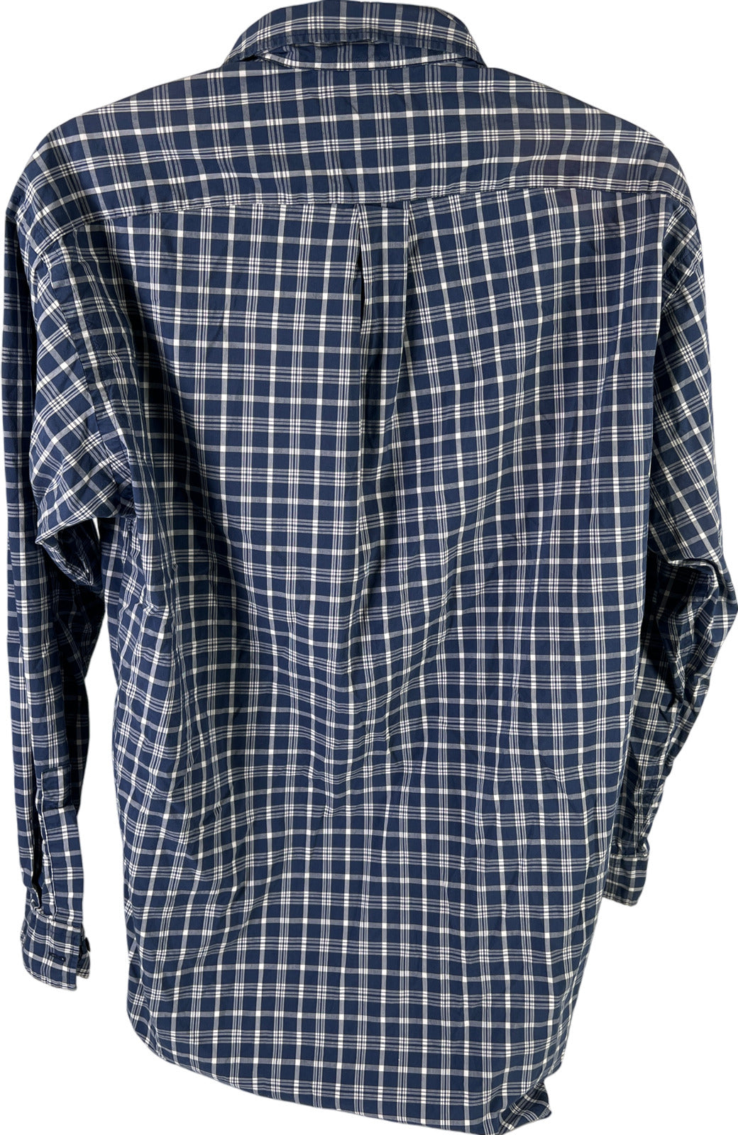 Polo Ralph Lauren Men’s Blue Plaid Kindred Button Up Shirt - L