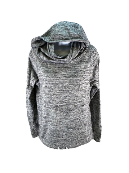 Athleta Women's Gray Blissful Cowl Neck Hoodie Sweatshirt Sz XS