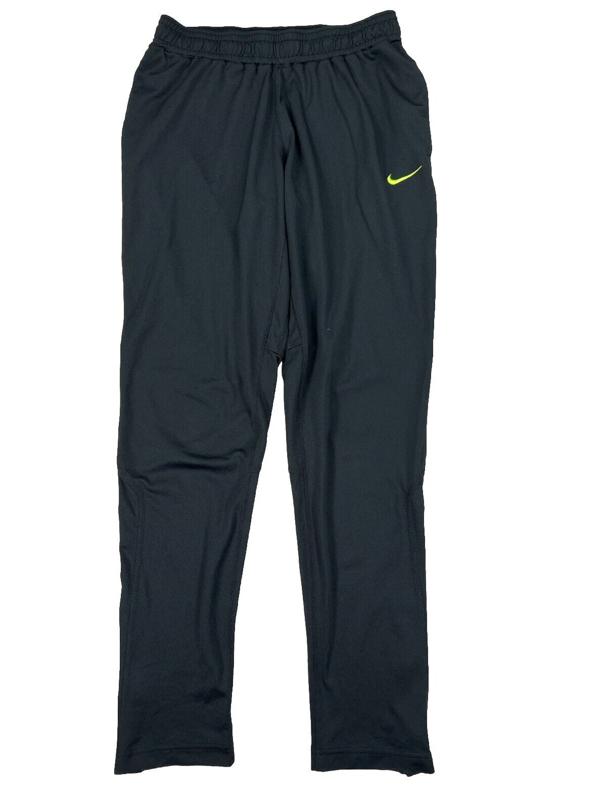 Nike Men’s Black Dri-Fit Athletic Zipper Leg Pants - M