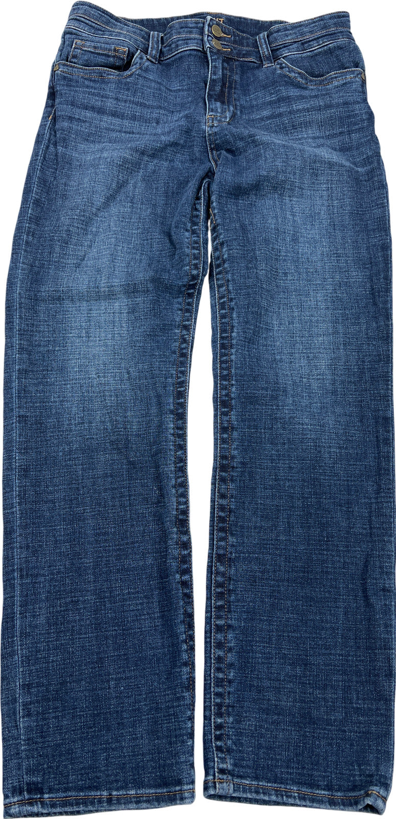 Kut From The Kloth Women’s Medium Wash High Rise Straight Leg Denim Jeans - 12