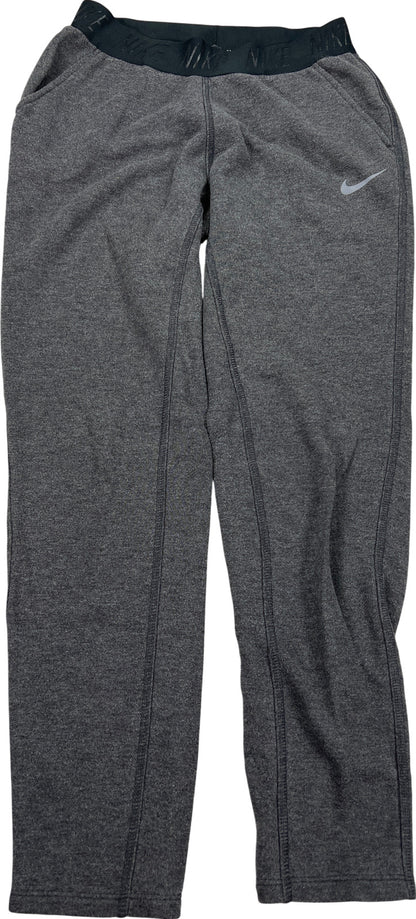 Nike Women’s Gray Cotton Blend Dry Tapered Athletic Pants - S