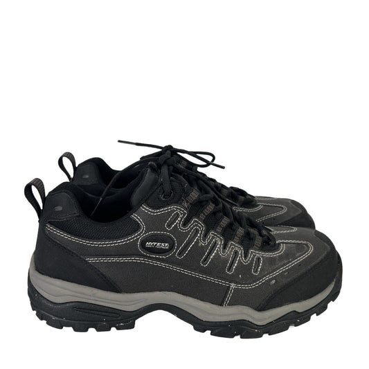 Hytest Unisex Black Safety Footwear Lace Up Sneakers - Men's 10