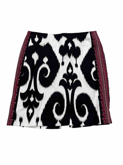 White House Black Market Women's Black Straight Skirt - 6