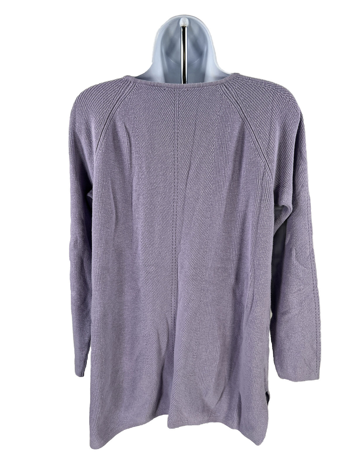 J. Jill Women's Purple 3/4 Sleeve Knit Sweater - M