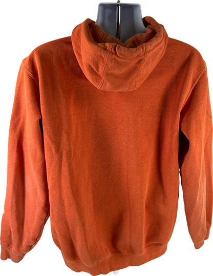 Carhartt Men’s Orange Cotton Loose Fit Midweight Pullover Hoodie - M