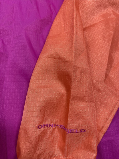 Columbia Girls Purple/Orange Full Zip Windbreaker Jacket - XL (18/20)