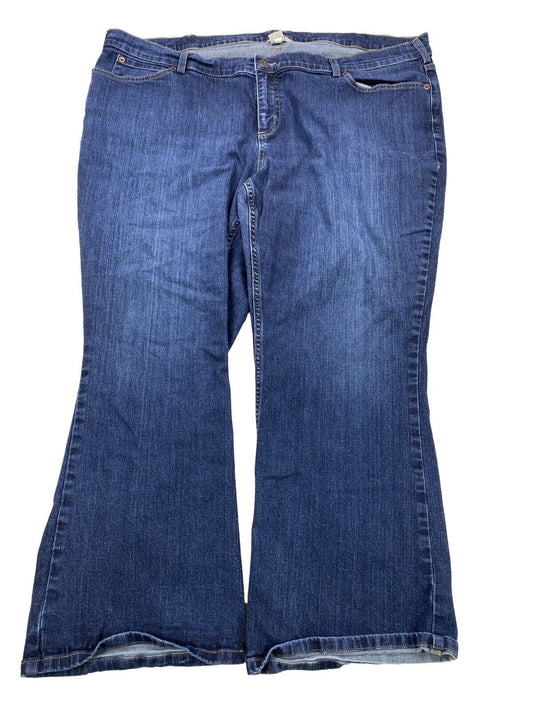 Duluth Trading Co Women's Dark Wash Daily Denim Boot Cut Jeans - Plus 24W