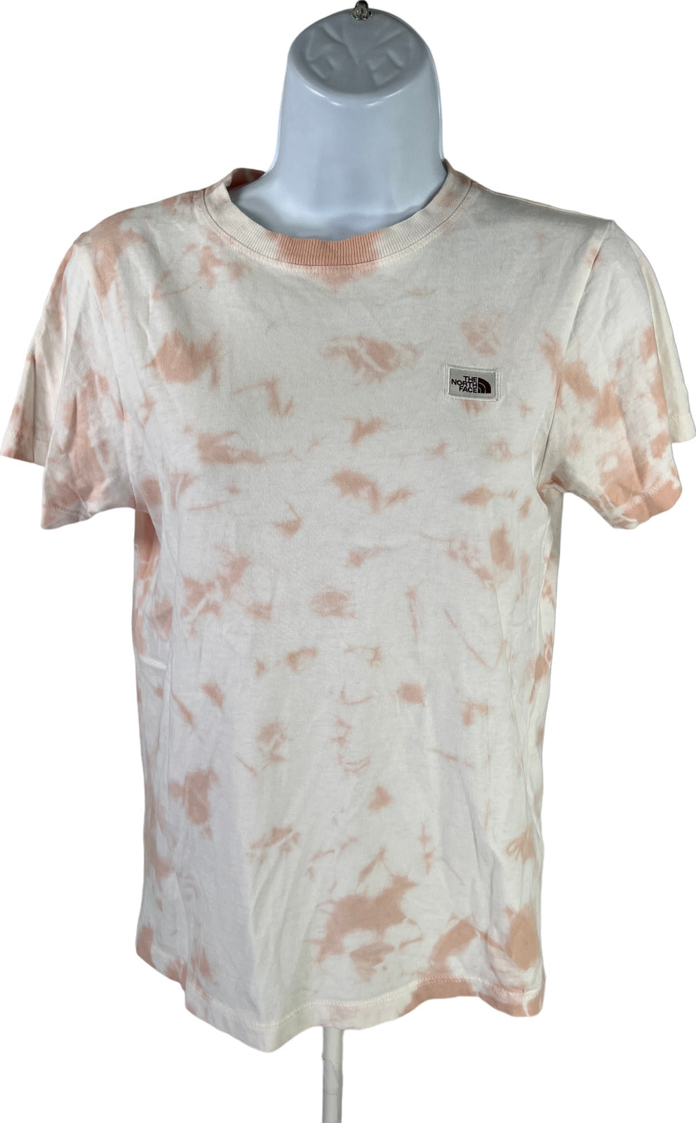 The North Face Women’s White/Pink Tie Dye Short Sleeve T-Shirt - S