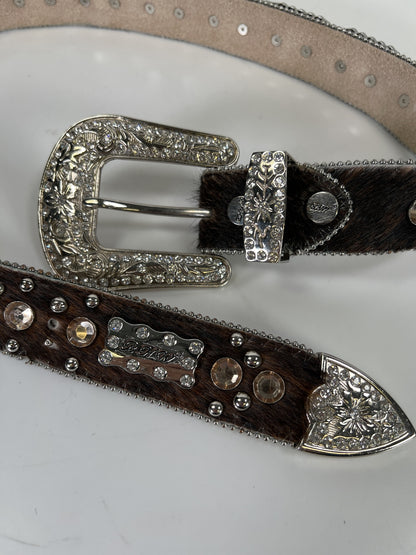 BHW Women’s Cowgirl Rhinestone Large Belt - M