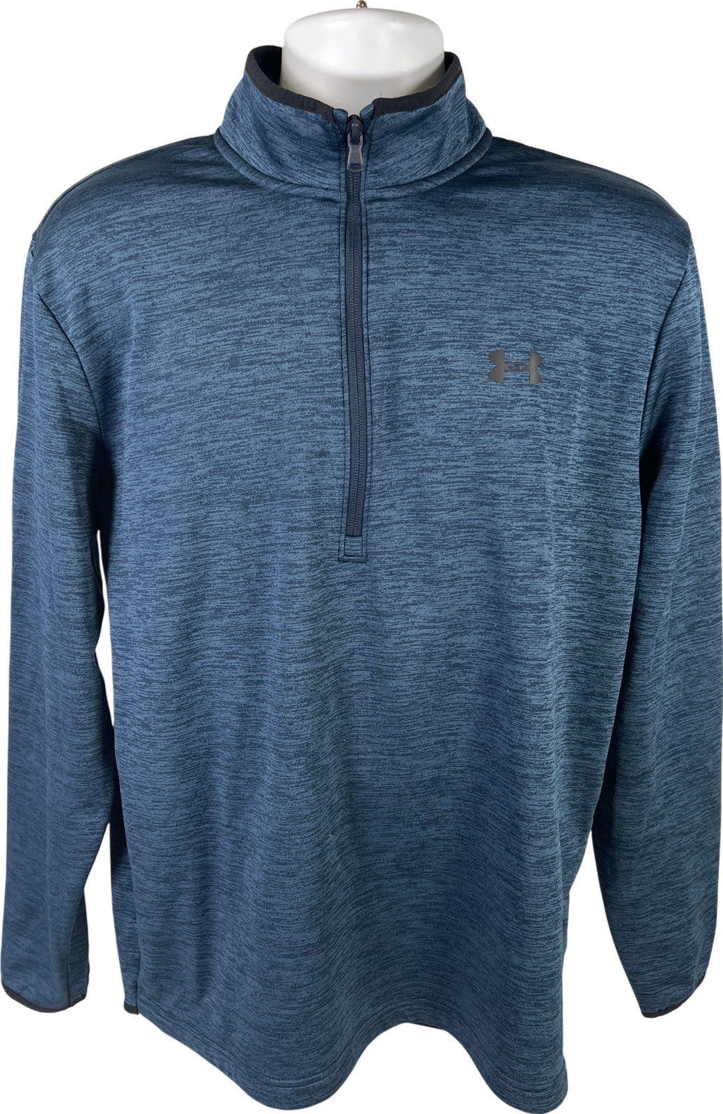 Under Armour Men’s Blue Loose Fit Fleece 1/2 Zip Pullover Sweatshirt - L