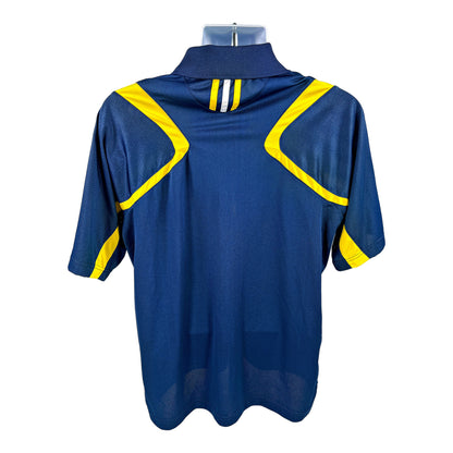 Adidas Men’s Blue U of M Michigan Short Sleeve Athletic Polo - M