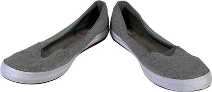 Keds Women’s Gray Slip On Sneaker Flats Shoes - 9