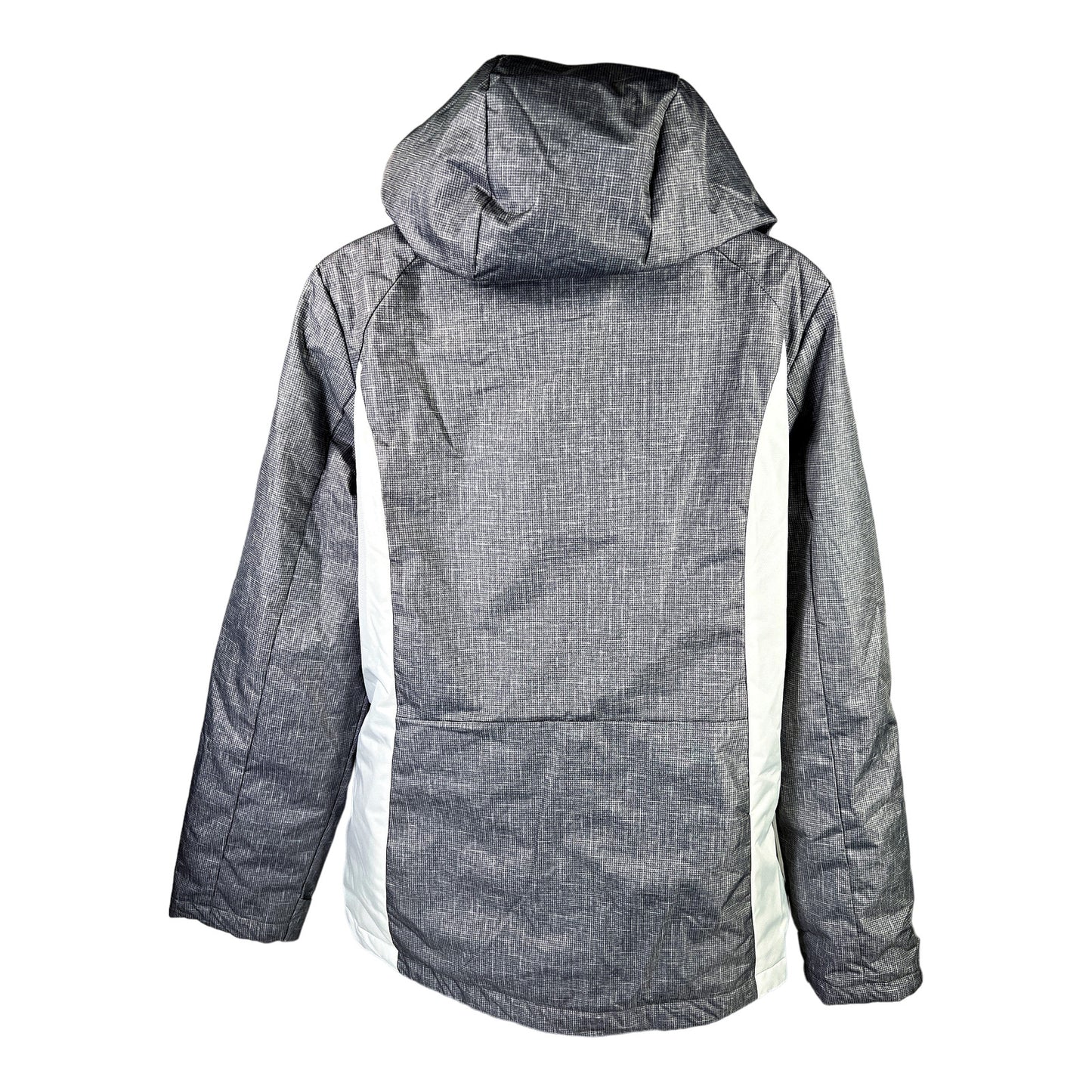 NEW Zeroxposur Women’s Gray Metaldione Insulated Hooded Winter Coat - S