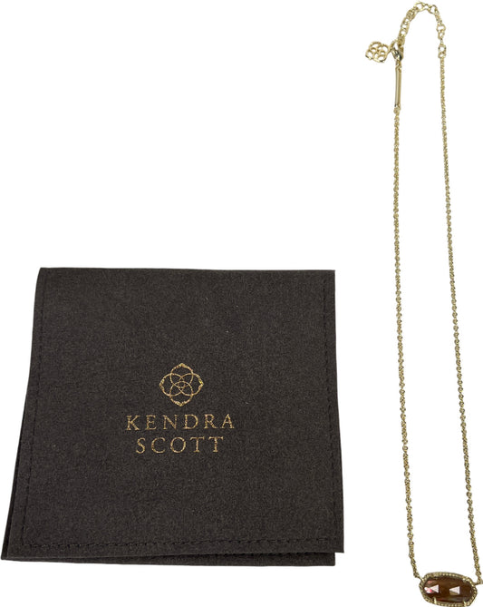 Kendra Scott Women’s Goldtone Citrine Elisa Pendant Necklace