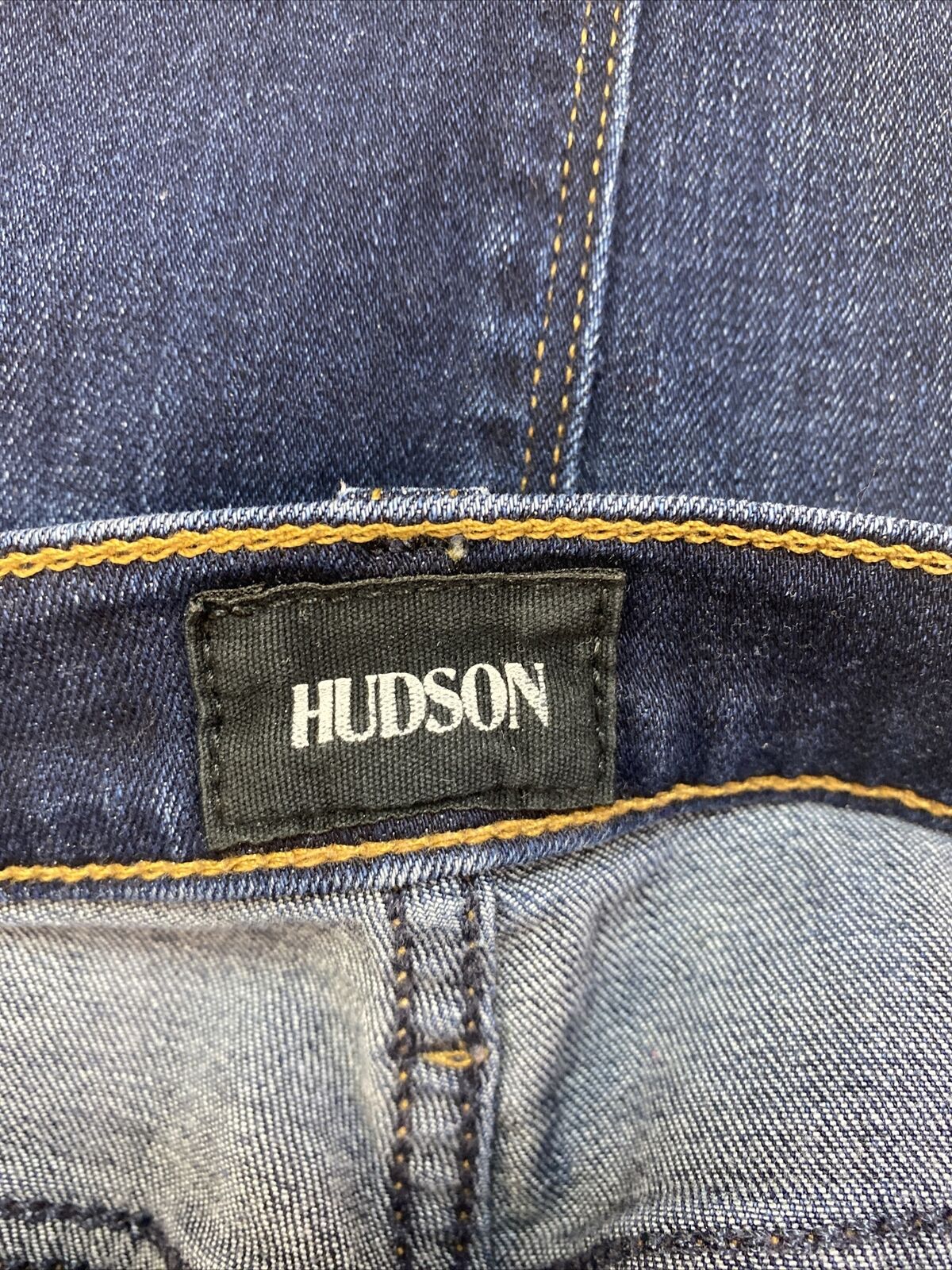 Hudson Women's Dark Wash Barbara High Rise Super Skinny Jeans Sz 26