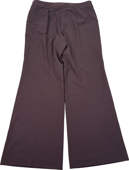 J. Jill Women’s Brown Wide Leg Stretch Dress Pants - 14