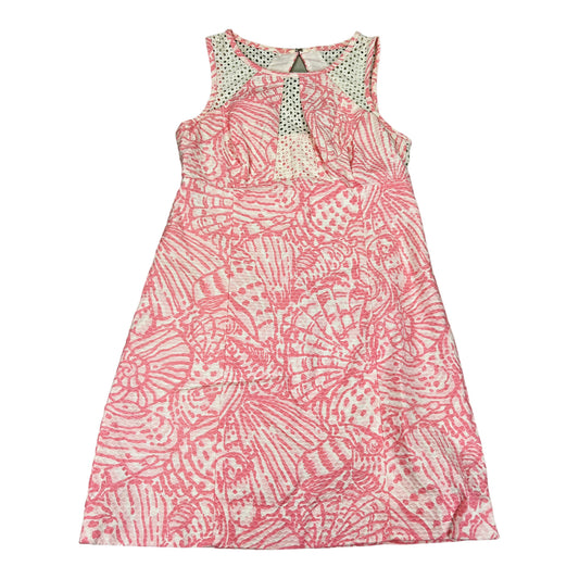 Lilly Pulitzer Women’s Pink Kaylee Seashell Cutout Short Shift Dress - 4