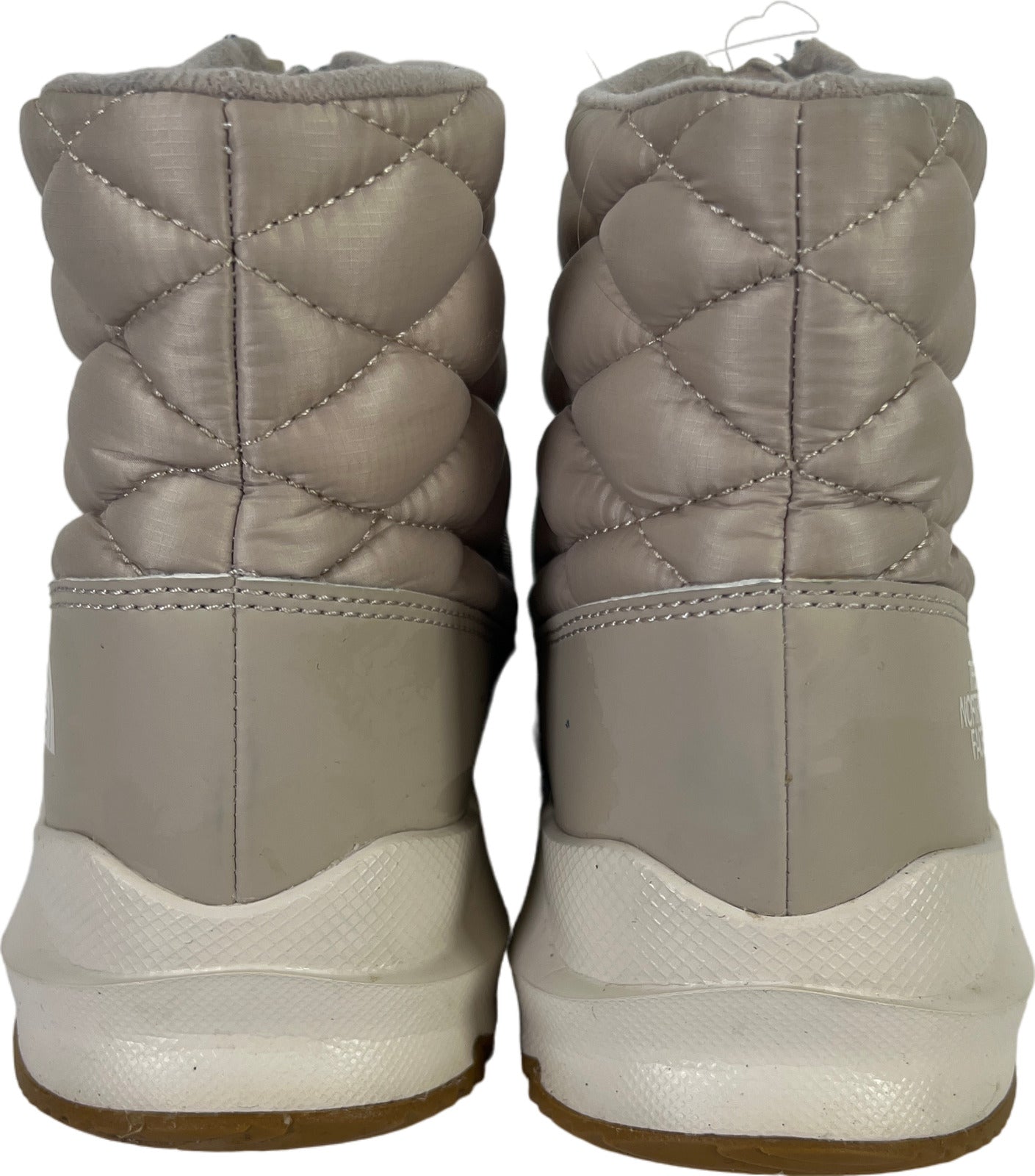 The North Face Women's Beige/Tan Thermoball Progressive Zip Winter Boots - 7