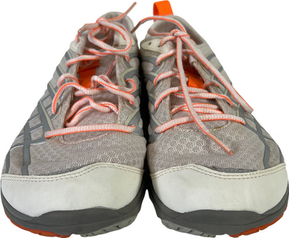 Merrell Women’s White/Orange Bare Access Arc Lace Up Running Shoes - 9