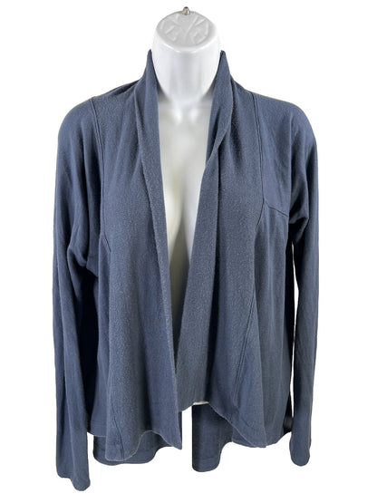 Athleta Women's Blue Nirvana Long Sleeve Wrap Cardigan Sweater - XS