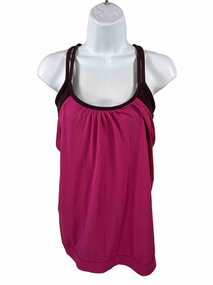 Athleta Women's Purple Hidden Agenda Stappy Athletic Padded Tank - S