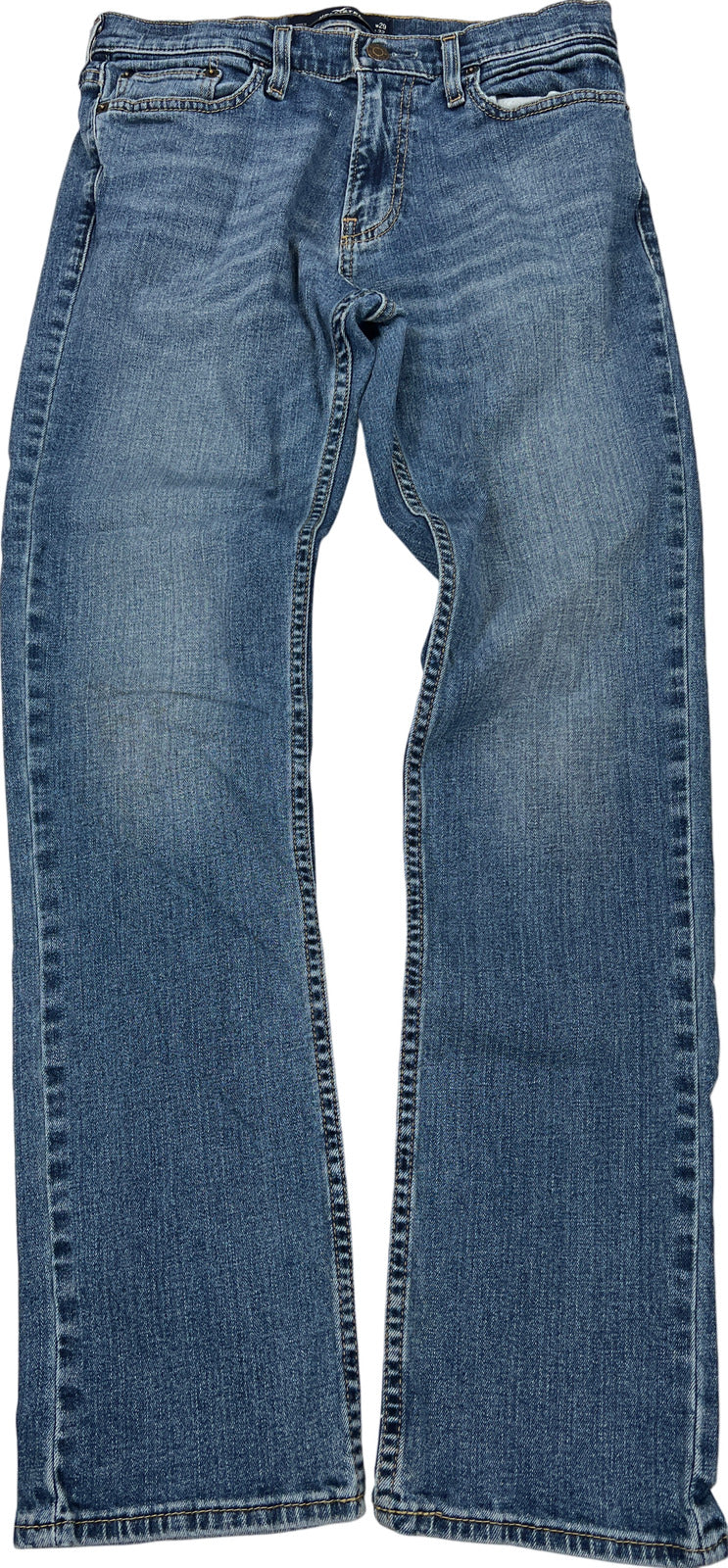 Hollister Men’s Medium Wash Slim Straight Epic Flex Jeans - 29x32