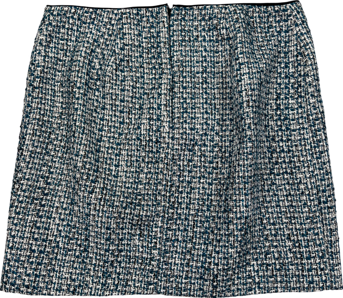 White House Black Market Women’s Blue Twill Straight Skirt - 10