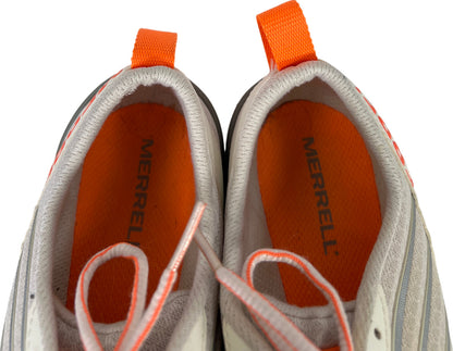 Merrell Women’s White/Orange Bare Access Arc Lace Up Running Shoes - 9