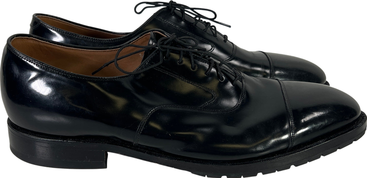 Johnston & Murphy Men’s Black Leather Cap Toe Oxford Dress Shoes - 13 Extra Wide