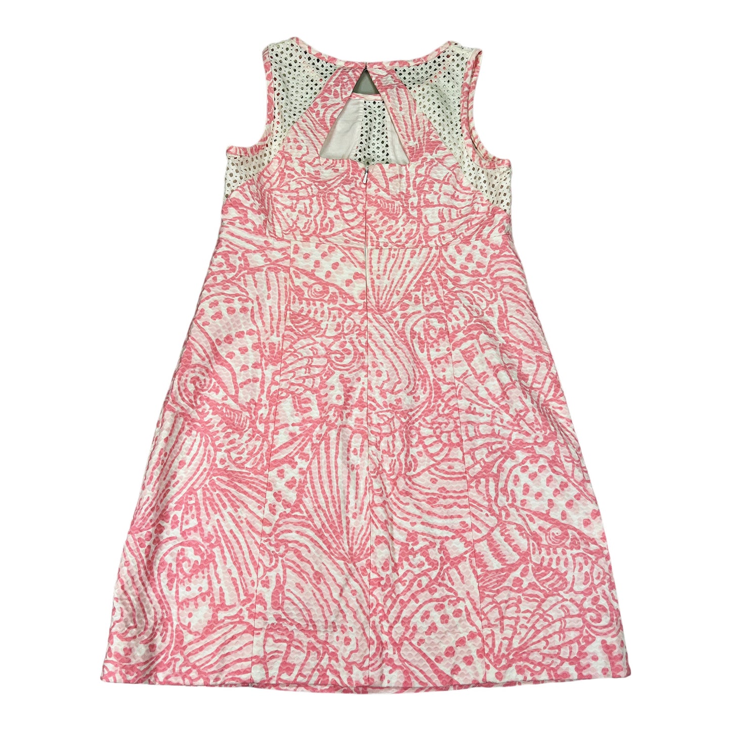 Lilly Pulitzer Women’s Pink Kaylee Seashell Cutout Short Shift Dress - 4